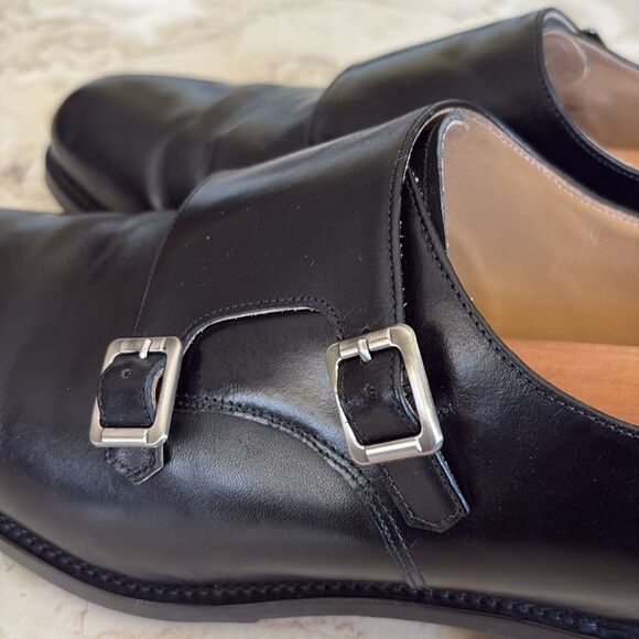 Rogues Custom Double Monk Strap Custom Handmade Leather Dress Shoes - Picture 11 of 15